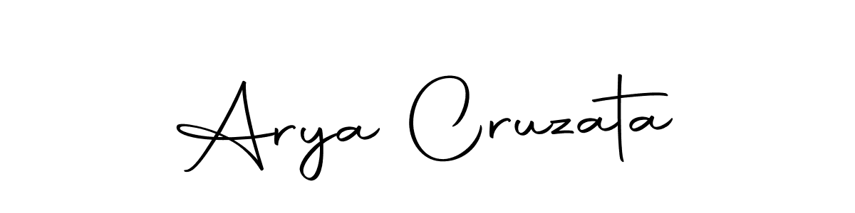 You can use this online signature creator to create a handwritten signature for the name Arya Cruzata. This is the best online autograph maker. Arya Cruzata signature style 10 images and pictures png