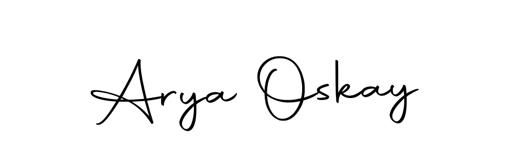 You should practise on your own different ways (Autography-DOLnW) to write your name (Arya Oskay) in signature. don't let someone else do it for you. Arya Oskay signature style 10 images and pictures png