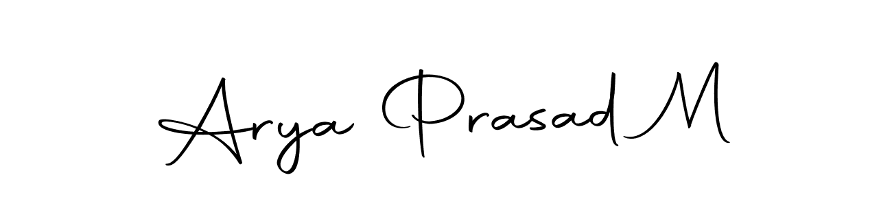 Similarly Autography-DOLnW is the best handwritten signature design. Signature creator online .You can use it as an online autograph creator for name Arya Prasad M. Arya Prasad M signature style 10 images and pictures png