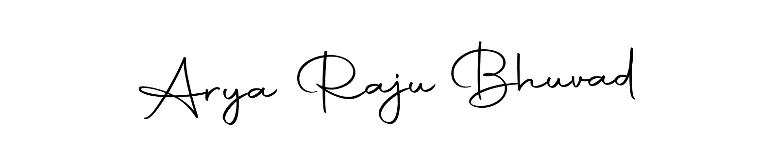 Use a signature maker to create a handwritten signature online. With this signature software, you can design (Autography-DOLnW) your own signature for name Arya Raju Bhuvad. Arya Raju Bhuvad signature style 10 images and pictures png