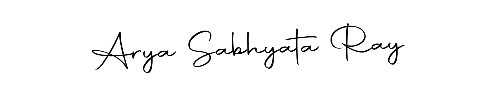 Design your own signature with our free online signature maker. With this signature software, you can create a handwritten (Autography-DOLnW) signature for name Arya Sabhyata Ray. Arya Sabhyata Ray signature style 10 images and pictures png