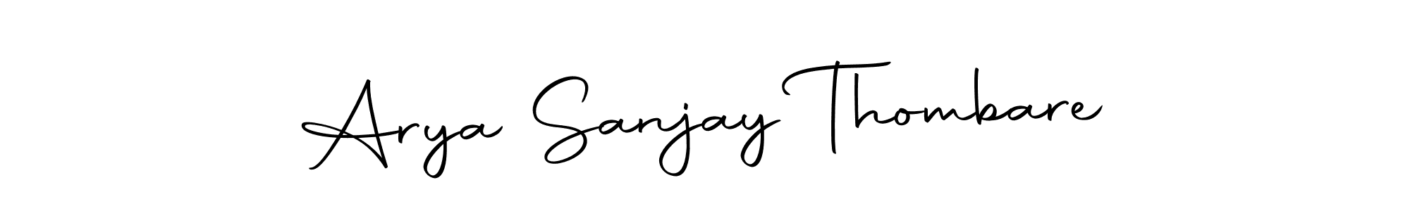 Here are the top 10 professional signature styles for the name Arya Sanjay Thombare. These are the best autograph styles you can use for your name. Arya Sanjay Thombare signature style 10 images and pictures png