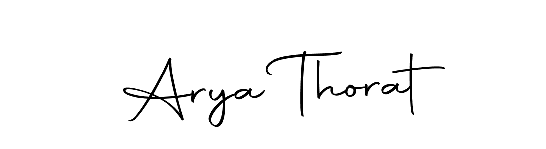 Make a beautiful signature design for name Arya Thorat. Use this online signature maker to create a handwritten signature for free. Arya Thorat signature style 10 images and pictures png