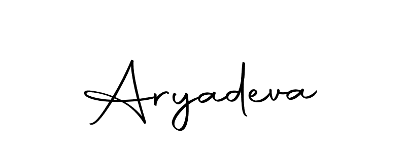 Design your own signature with our free online signature maker. With this signature software, you can create a handwritten (Autography-DOLnW) signature for name Aryadeva. Aryadeva signature style 10 images and pictures png