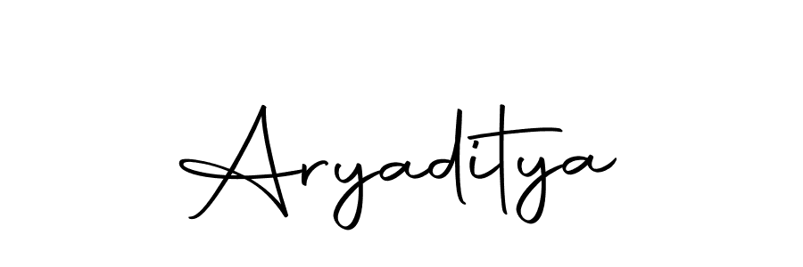 Make a beautiful signature design for name Aryaditya. Use this online signature maker to create a handwritten signature for free. Aryaditya signature style 10 images and pictures png