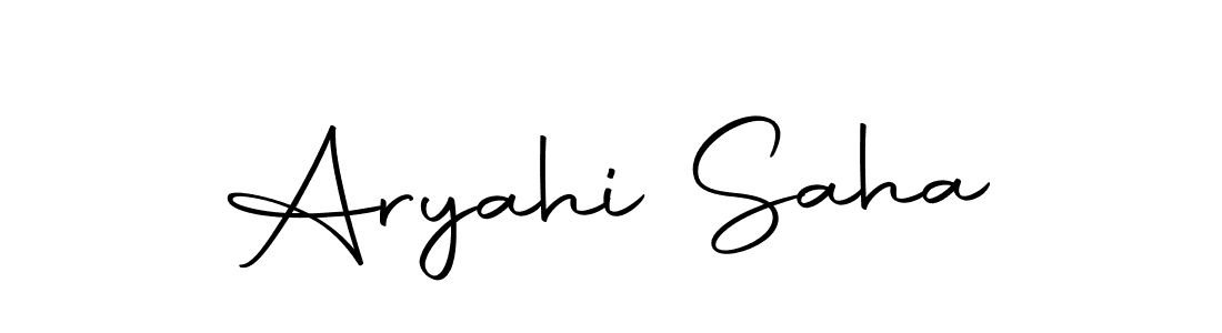 The best way (Autography-DOLnW) to make a short signature is to pick only two or three words in your name. The name Aryahi Saha include a total of six letters. For converting this name. Aryahi Saha signature style 10 images and pictures png