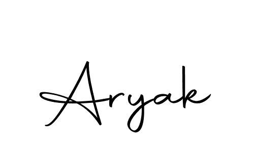 How to make Aryak signature? Autography-DOLnW is a professional autograph style. Create handwritten signature for Aryak name. Aryak signature style 10 images and pictures png