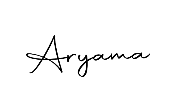Use a signature maker to create a handwritten signature online. With this signature software, you can design (Autography-DOLnW) your own signature for name Aryama. Aryama signature style 10 images and pictures png