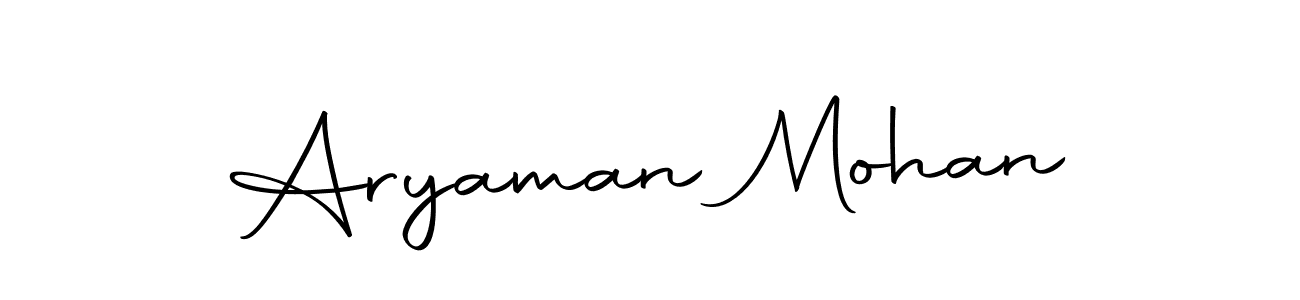 Aryaman Mohan stylish signature style. Best Handwritten Sign (Autography-DOLnW) for my name. Handwritten Signature Collection Ideas for my name Aryaman Mohan. Aryaman Mohan signature style 10 images and pictures png