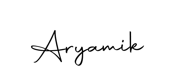 The best way (Autography-DOLnW) to make a short signature is to pick only two or three words in your name. The name Aryamik include a total of six letters. For converting this name. Aryamik signature style 10 images and pictures png