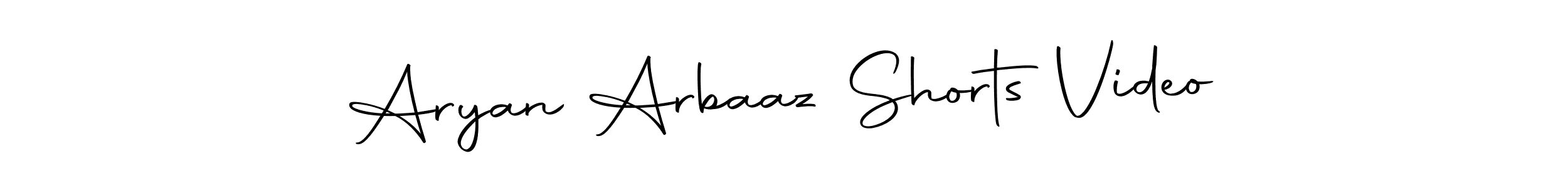 Design your own signature with our free online signature maker. With this signature software, you can create a handwritten (Autography-DOLnW) signature for name Aryan Arbaaz Shorts Video. Aryan Arbaaz Shorts Video signature style 10 images and pictures png