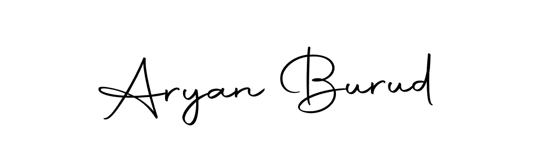 How to make Aryan Burud signature? Autography-DOLnW is a professional autograph style. Create handwritten signature for Aryan Burud name. Aryan Burud signature style 10 images and pictures png