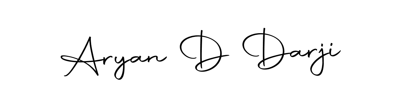 How to make Aryan D Darji name signature. Use Autography-DOLnW style for creating short signs online. This is the latest handwritten sign. Aryan D Darji signature style 10 images and pictures png