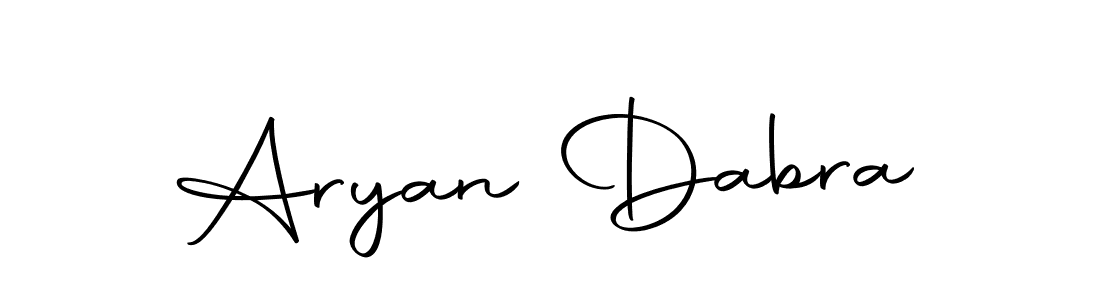 Create a beautiful signature design for name Aryan Dabra. With this signature (Autography-DOLnW) fonts, you can make a handwritten signature for free. Aryan Dabra signature style 10 images and pictures png