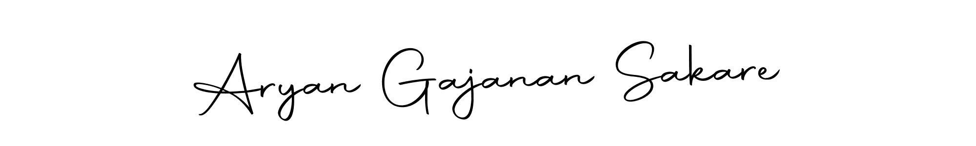 Also we have Aryan Gajanan Sakare name is the best signature style. Create professional handwritten signature collection using Autography-DOLnW autograph style. Aryan Gajanan Sakare signature style 10 images and pictures png