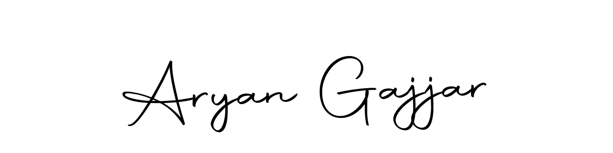 if you are searching for the best signature style for your name Aryan Gajjar. so please give up your signature search. here we have designed multiple signature styles  using Autography-DOLnW. Aryan Gajjar signature style 10 images and pictures png