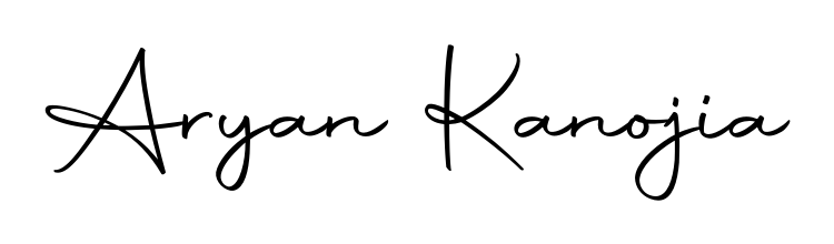 Also You can easily find your signature by using the search form. We will create Aryan Kanojia name handwritten signature images for you free of cost using Autography-DOLnW sign style. Aryan Kanojia signature style 10 images and pictures png