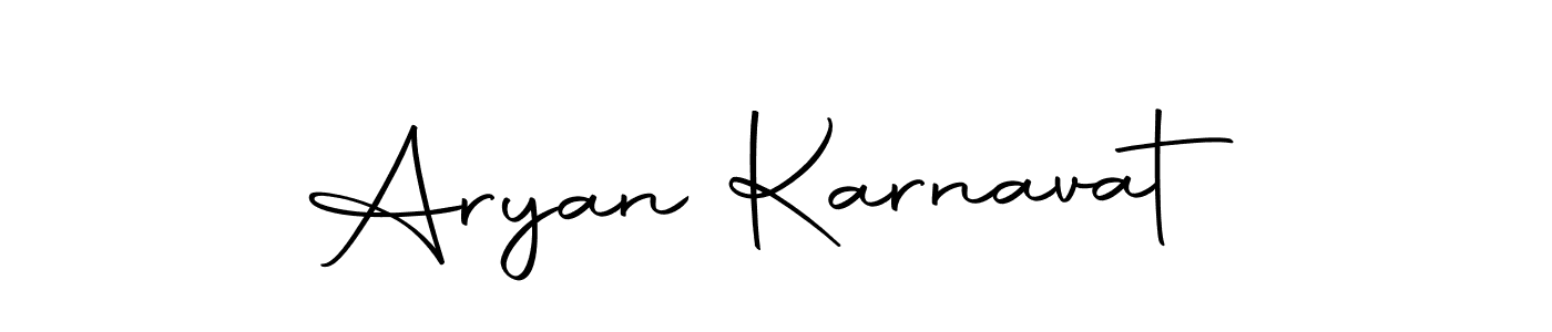 Use a signature maker to create a handwritten signature online. With this signature software, you can design (Autography-DOLnW) your own signature for name Aryan Karnavat. Aryan Karnavat signature style 10 images and pictures png