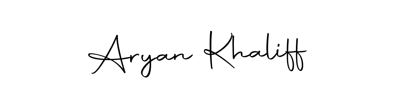 Once you've used our free online signature maker to create your best signature Autography-DOLnW style, it's time to enjoy all of the benefits that Aryan Khaliff name signing documents. Aryan Khaliff signature style 10 images and pictures png