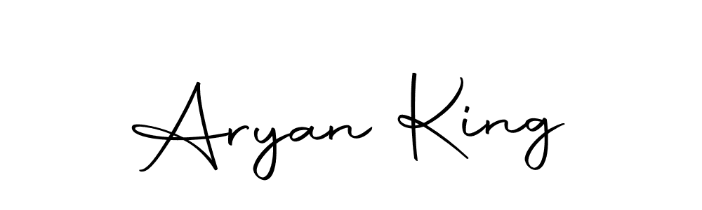 Make a beautiful signature design for name Aryan King. Use this online signature maker to create a handwritten signature for free. Aryan King signature style 10 images and pictures png