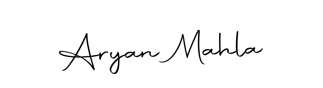 Here are the top 10 professional signature styles for the name Aryan Mahla. These are the best autograph styles you can use for your name. Aryan Mahla signature style 10 images and pictures png