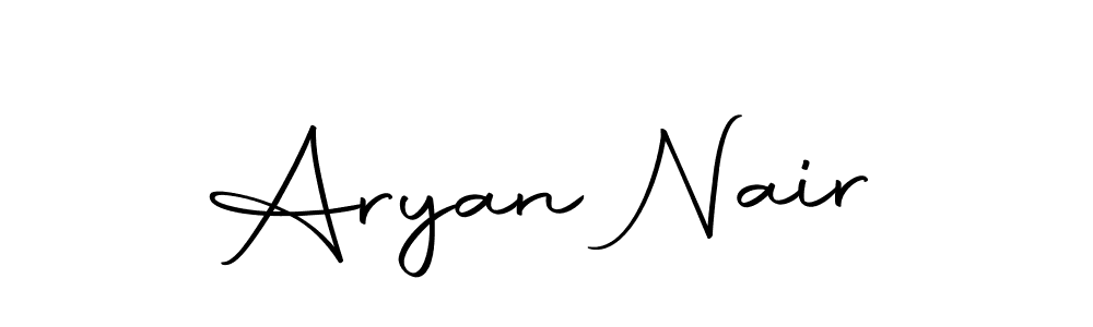 Also You can easily find your signature by using the search form. We will create Aryan Nair name handwritten signature images for you free of cost using Autography-DOLnW sign style. Aryan Nair signature style 10 images and pictures png