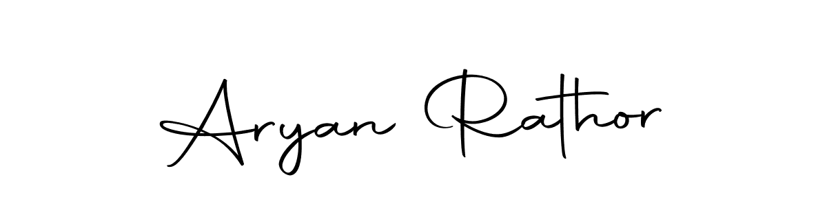 Design your own signature with our free online signature maker. With this signature software, you can create a handwritten (Autography-DOLnW) signature for name Aryan Rathor. Aryan Rathor signature style 10 images and pictures png