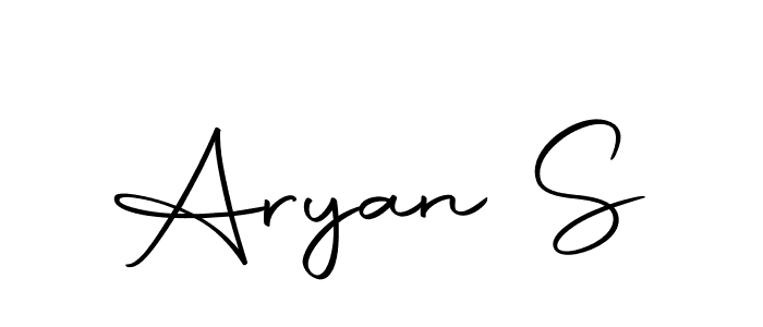 Aryan S stylish signature style. Best Handwritten Sign (Autography-DOLnW) for my name. Handwritten Signature Collection Ideas for my name Aryan S. Aryan S signature style 10 images and pictures png