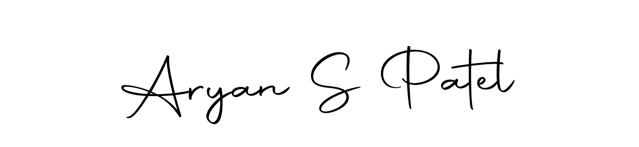 You should practise on your own different ways (Autography-DOLnW) to write your name (Aryan S Patel) in signature. don't let someone else do it for you. Aryan S Patel signature style 10 images and pictures png