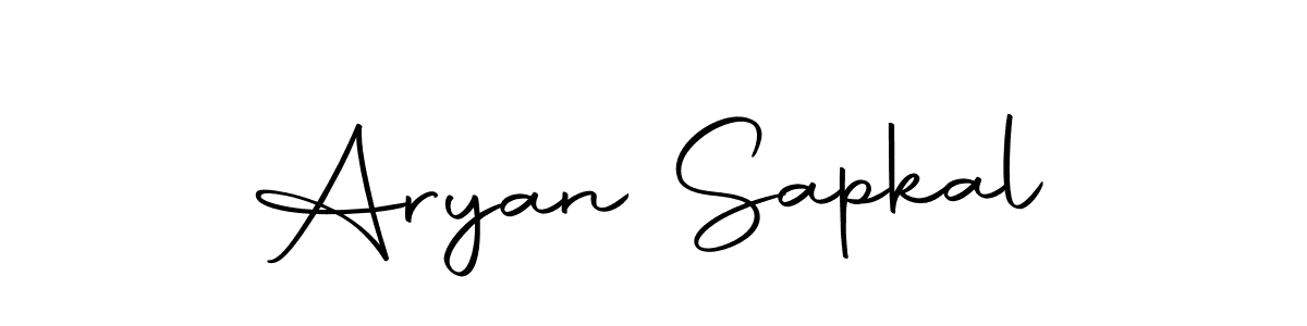 Aryan Sapkal stylish signature style. Best Handwritten Sign (Autography-DOLnW) for my name. Handwritten Signature Collection Ideas for my name Aryan Sapkal. Aryan Sapkal signature style 10 images and pictures png