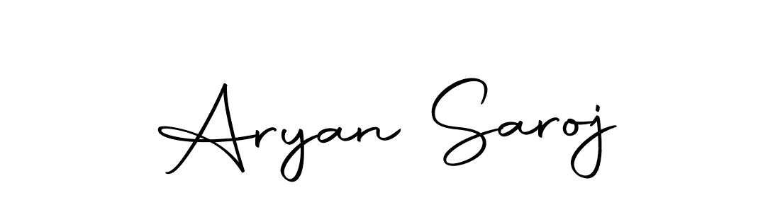 Aryan Saroj stylish signature style. Best Handwritten Sign (Autography-DOLnW) for my name. Handwritten Signature Collection Ideas for my name Aryan Saroj. Aryan Saroj signature style 10 images and pictures png