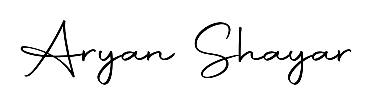Check out images of Autograph of Aryan Shayar name. Actor Aryan Shayar Signature Style. Autography-DOLnW is a professional sign style online. Aryan Shayar signature style 10 images and pictures png