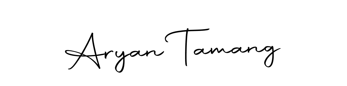 You can use this online signature creator to create a handwritten signature for the name Aryan Tamang. This is the best online autograph maker. Aryan Tamang signature style 10 images and pictures png
