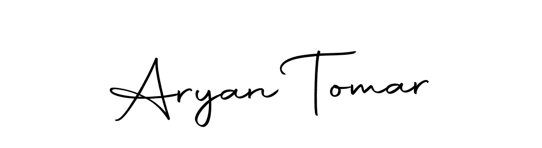 How to make Aryan Tomar name signature. Use Autography-DOLnW style for creating short signs online. This is the latest handwritten sign. Aryan Tomar signature style 10 images and pictures png
