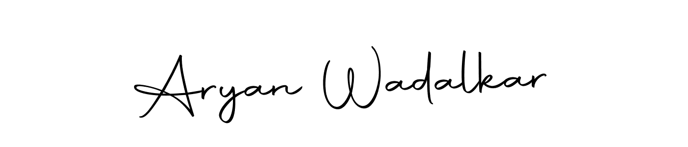 Use a signature maker to create a handwritten signature online. With this signature software, you can design (Autography-DOLnW) your own signature for name Aryan Wadalkar. Aryan Wadalkar signature style 10 images and pictures png