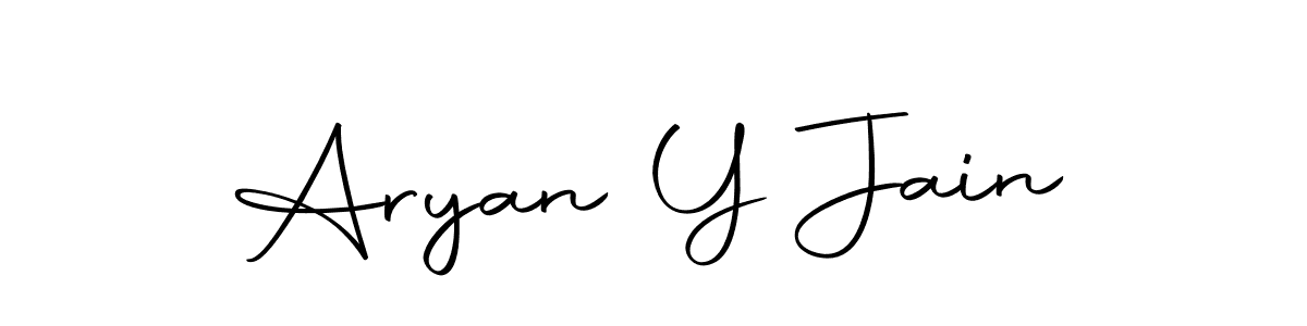 if you are searching for the best signature style for your name Aryan Y Jain. so please give up your signature search. here we have designed multiple signature styles  using Autography-DOLnW. Aryan Y Jain signature style 10 images and pictures png