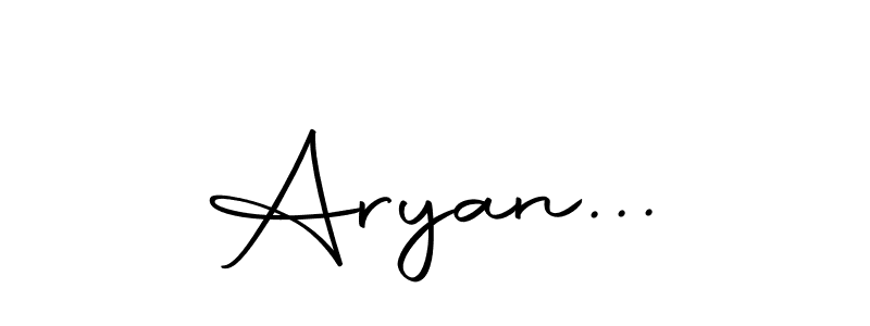 if you are searching for the best signature style for your name Aryan.... so please give up your signature search. here we have designed multiple signature styles  using Autography-DOLnW. Aryan... signature style 10 images and pictures png