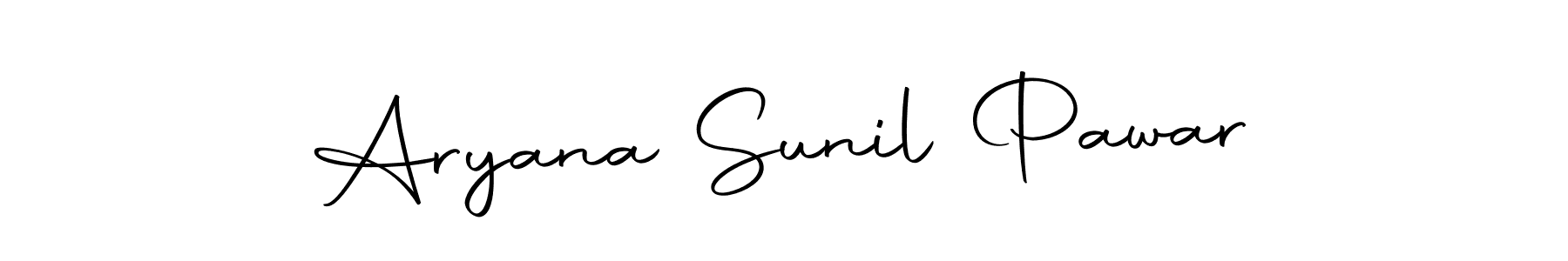 Aryana Sunil Pawar stylish signature style. Best Handwritten Sign (Autography-DOLnW) for my name. Handwritten Signature Collection Ideas for my name Aryana Sunil Pawar. Aryana Sunil Pawar signature style 10 images and pictures png