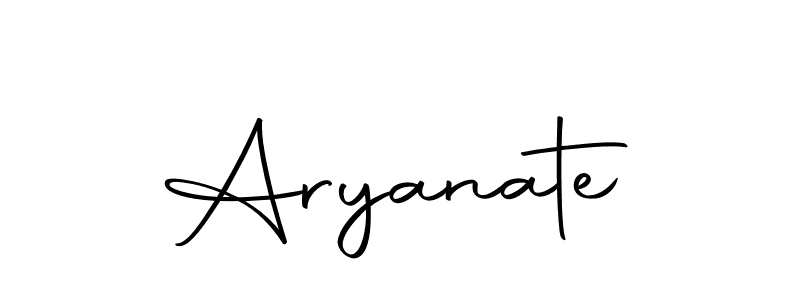 You should practise on your own different ways (Autography-DOLnW) to write your name (Aryanate) in signature. don't let someone else do it for you. Aryanate signature style 10 images and pictures png