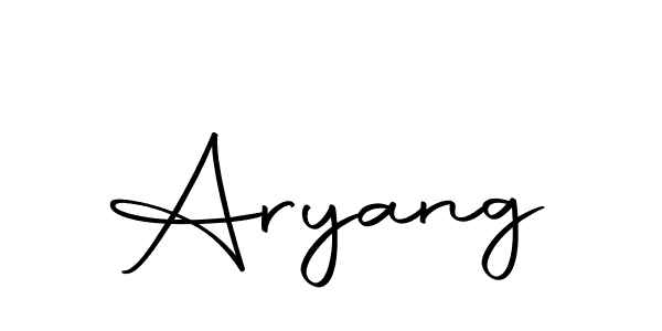 Design your own signature with our free online signature maker. With this signature software, you can create a handwritten (Autography-DOLnW) signature for name Aryang. Aryang signature style 10 images and pictures png