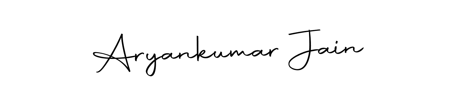 Use a signature maker to create a handwritten signature online. With this signature software, you can design (Autography-DOLnW) your own signature for name Aryankumar Jain. Aryankumar Jain signature style 10 images and pictures png