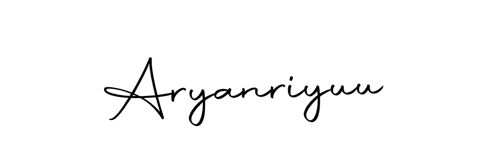 Make a beautiful signature design for name Aryanriyuu. Use this online signature maker to create a handwritten signature for free. Aryanriyuu signature style 10 images and pictures png