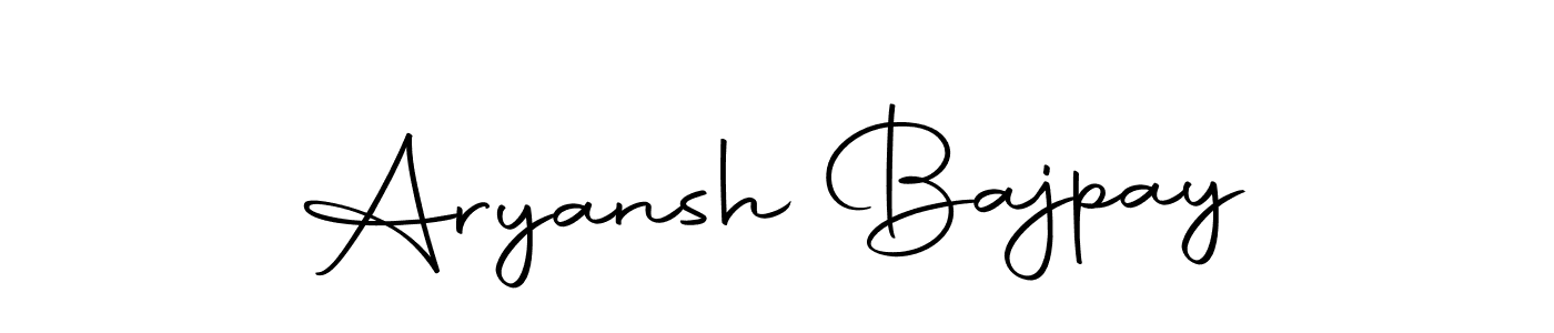 Also we have Aryansh Bajpay name is the best signature style. Create professional handwritten signature collection using Autography-DOLnW autograph style. Aryansh Bajpay signature style 10 images and pictures png