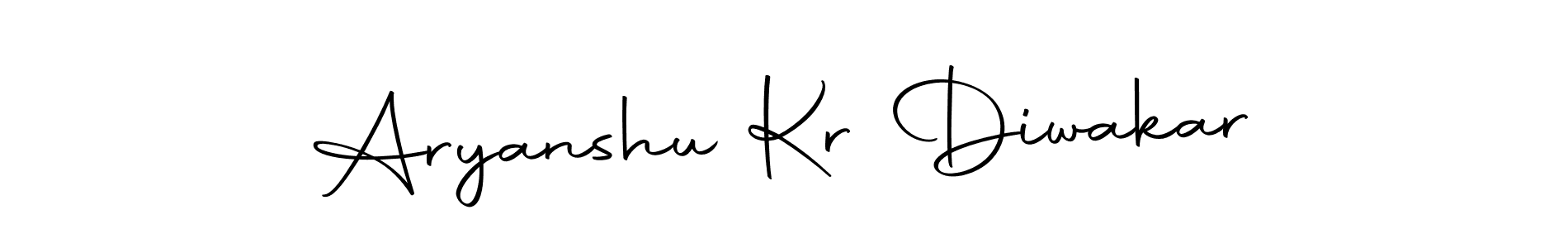 Create a beautiful signature design for name Aryanshu Kr Diwakar. With this signature (Autography-DOLnW) fonts, you can make a handwritten signature for free. Aryanshu Kr Diwakar signature style 10 images and pictures png