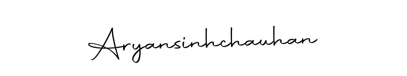 How to make Aryansinhchauhan name signature. Use Autography-DOLnW style for creating short signs online. This is the latest handwritten sign. Aryansinhchauhan signature style 10 images and pictures png