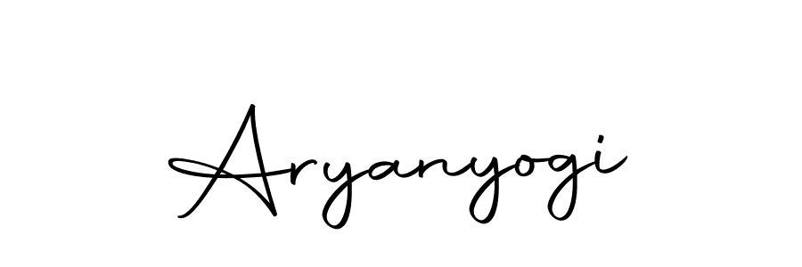 The best way (Autography-DOLnW) to make a short signature is to pick only two or three words in your name. The name Aryanyogi include a total of six letters. For converting this name. Aryanyogi signature style 10 images and pictures png