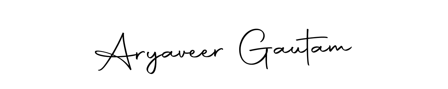 Make a beautiful signature design for name Aryaveer Gautam. Use this online signature maker to create a handwritten signature for free. Aryaveer Gautam signature style 10 images and pictures png