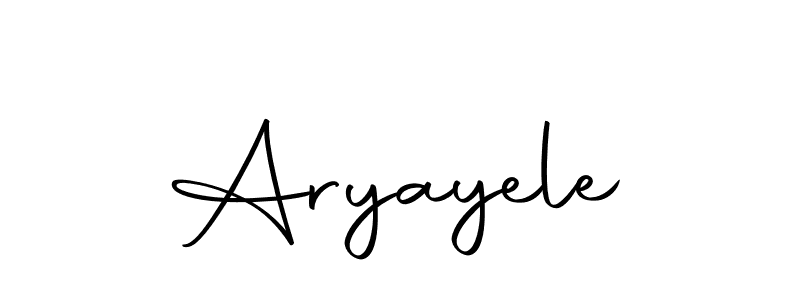 Make a beautiful signature design for name Aryayele. With this signature (Autography-DOLnW) style, you can create a handwritten signature for free. Aryayele signature style 10 images and pictures png