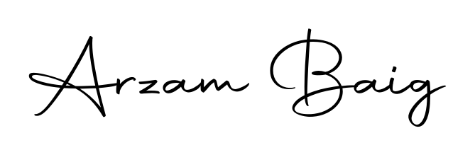 You can use this online signature creator to create a handwritten signature for the name Arzam Baig. This is the best online autograph maker. Arzam Baig signature style 10 images and pictures png