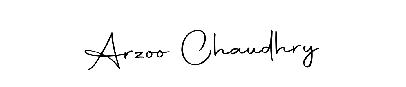 Design your own signature with our free online signature maker. With this signature software, you can create a handwritten (Autography-DOLnW) signature for name Arzoo Chaudhry. Arzoo Chaudhry signature style 10 images and pictures png